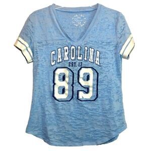 UNC Tarheels Short Sleeve Tee in Carolina Blue/White Women’s XL
